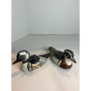 2 vintage Ceramic Weiss Ducks made in Brazil no chips cracks